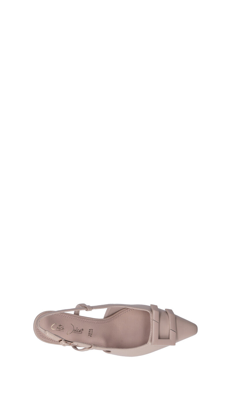 CATCH JUICE Slingback donna nude
