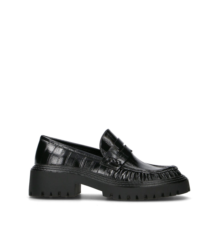 CATCH JUICE Mocassino donna nero