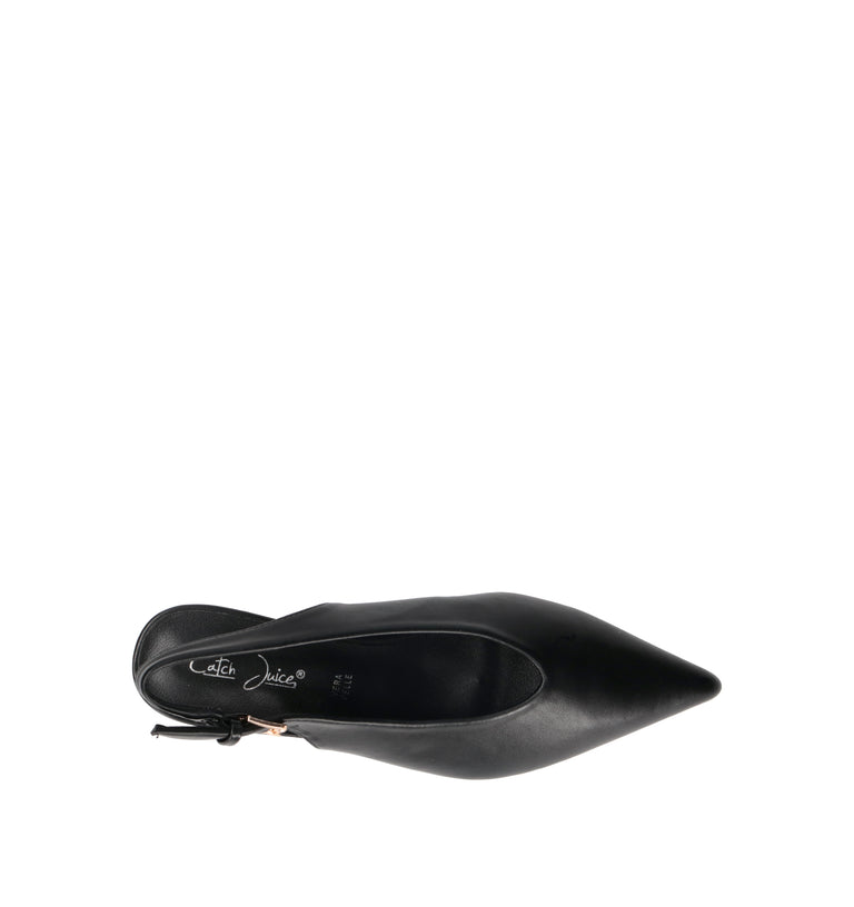 CATCH JUICE Slingback donna nera