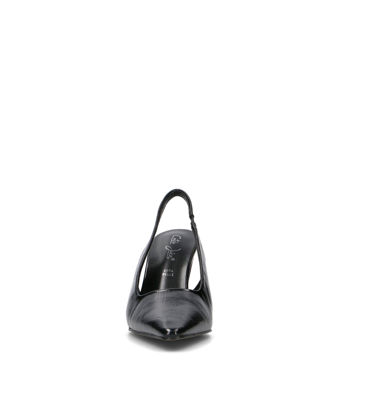 CATCH JUICE Slingback donna nera
