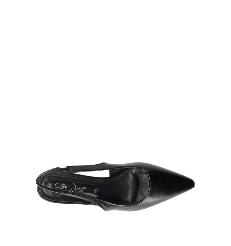 CATCH JUICE Slingback donna nera