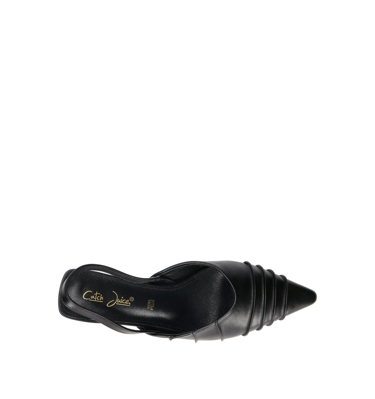 CATCH JUICE Slingback donna nera