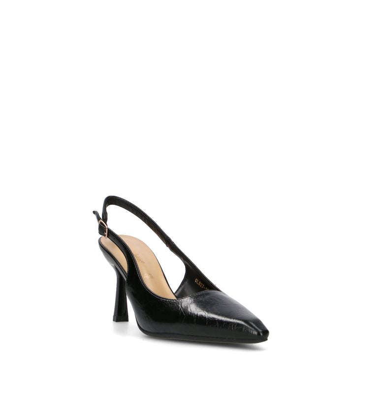 CATCH JUICE Slingback donna nero