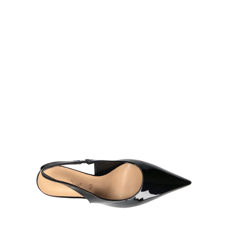 CATCH JUICE Slingback donna nero