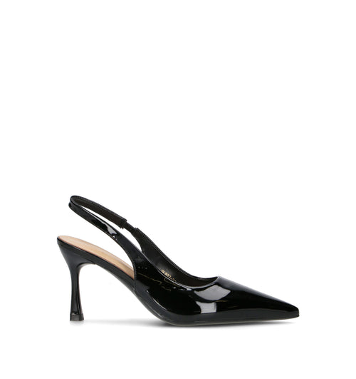 CATCH JUICE Slingback donna nero