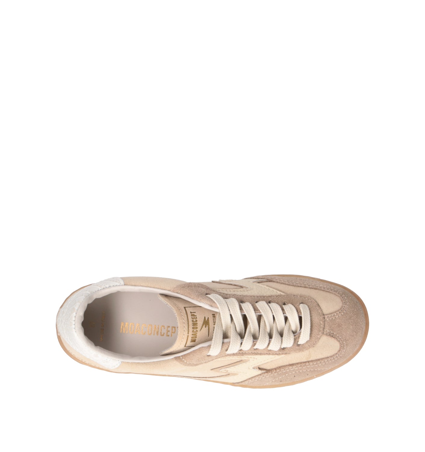MOACONCEPT Sneaker donna beige in suede