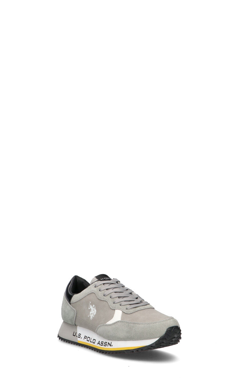 U.S. POLO ASSN. Sneaker uomo grigia/marrone/nera in suede