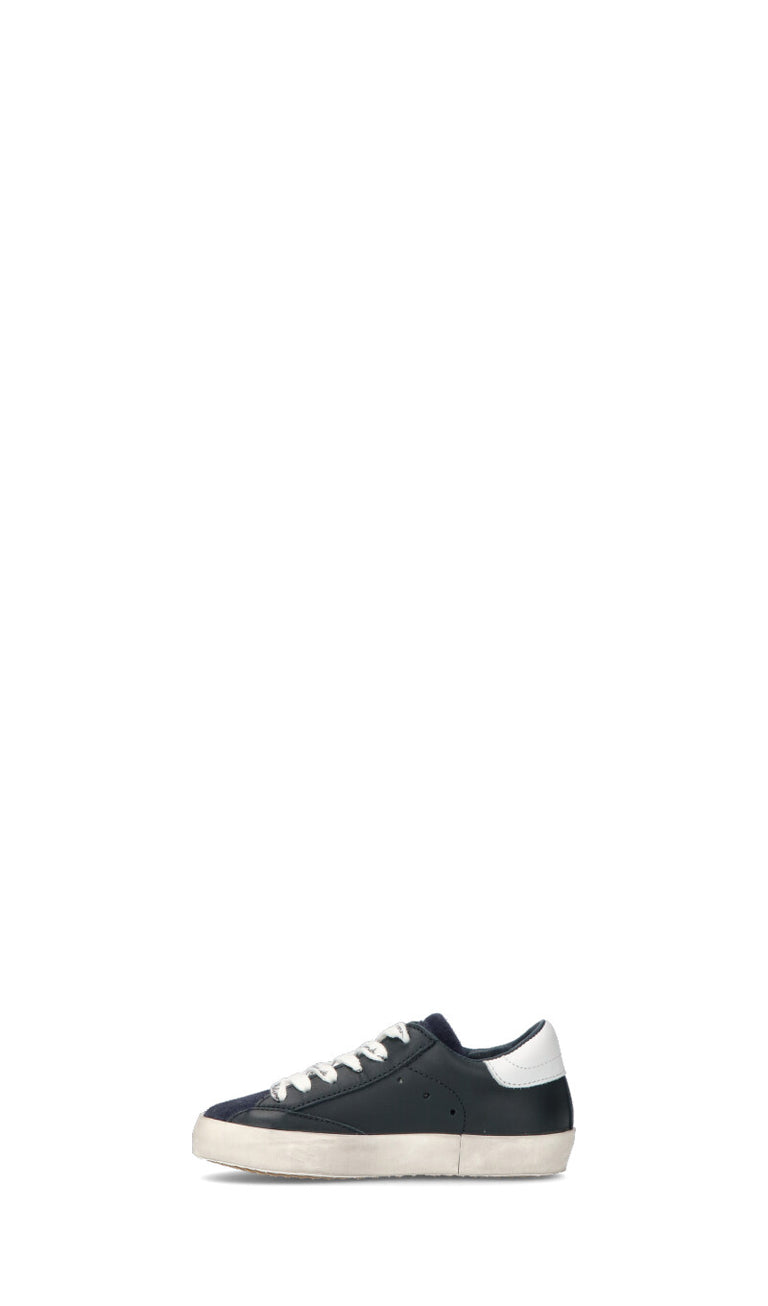 PHILIPPE MODEL Sneaker bimbo blu in pelle