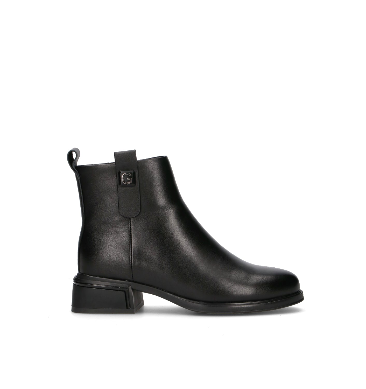 CORSO MILANO Tronchetto donna nero in pelle