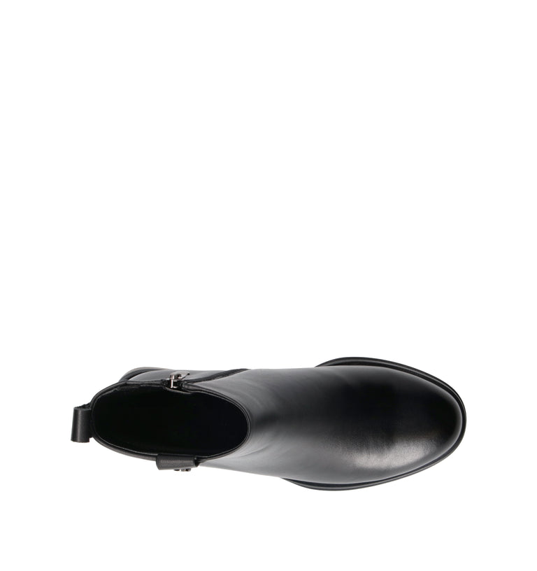 CORSO MILANO Tronchetto donna nero in pelle