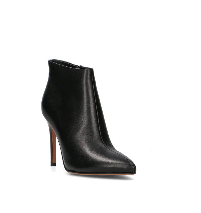 CORSO MILANO Tronchetto donna nero in pelle