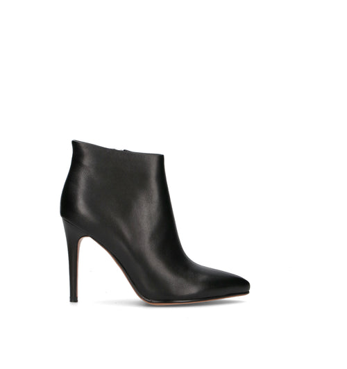 CORSO MILANO Tronchetto donna nero in pelle