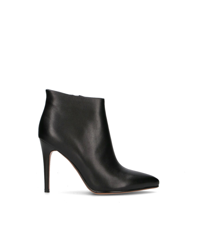 CORSO MILANO Tronchetto donna nero in pelle