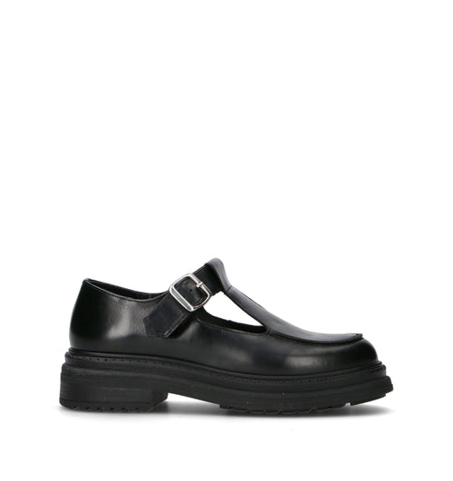 WEDO Mocassino donna nero in pelle