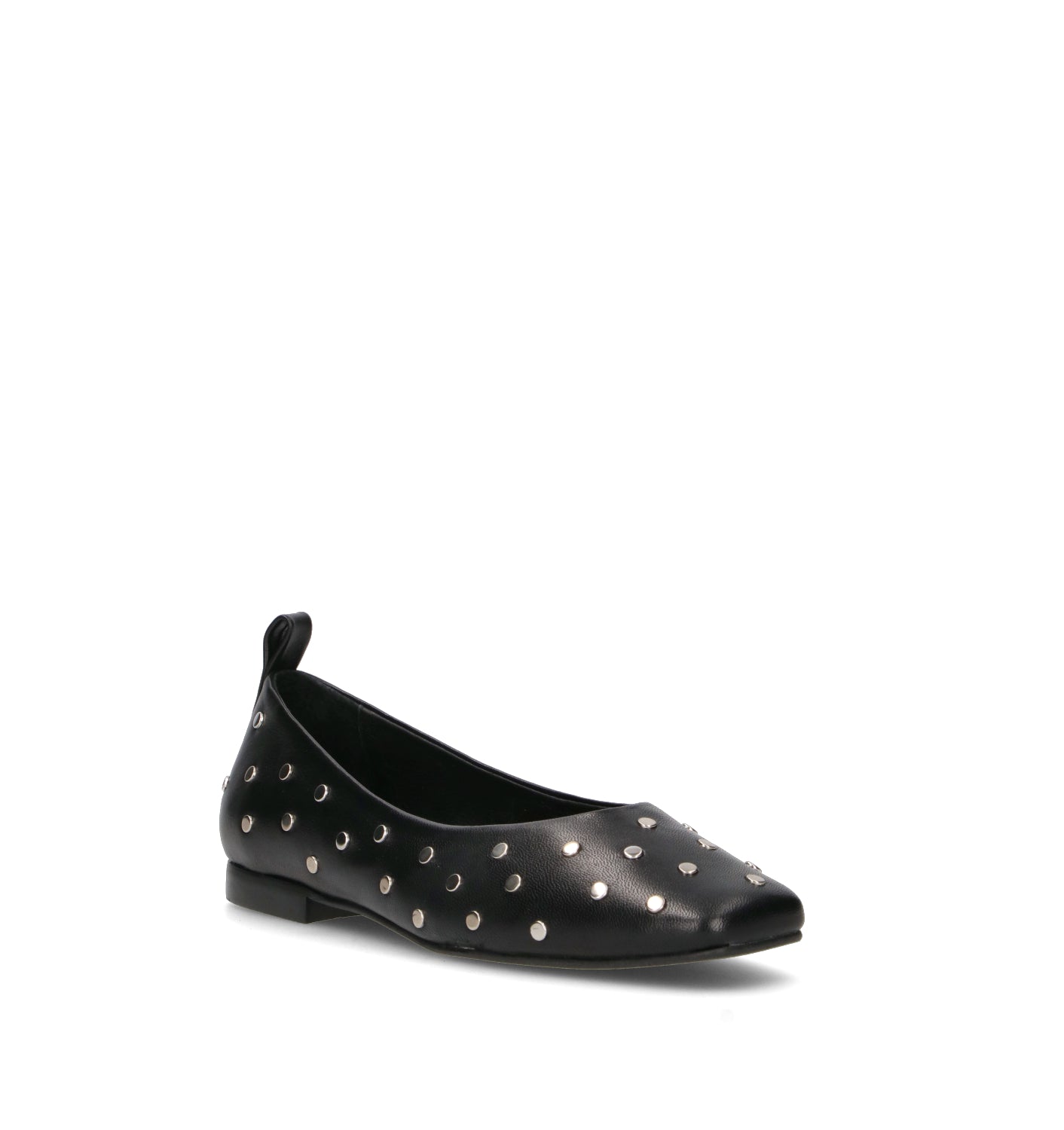 WEDO Ballerina donna nera in pelle