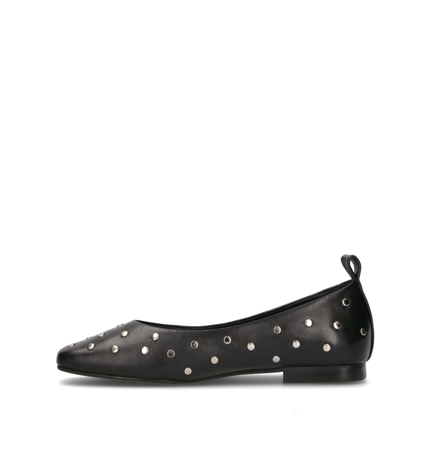 WEDO Ballerina donna nera in pelle