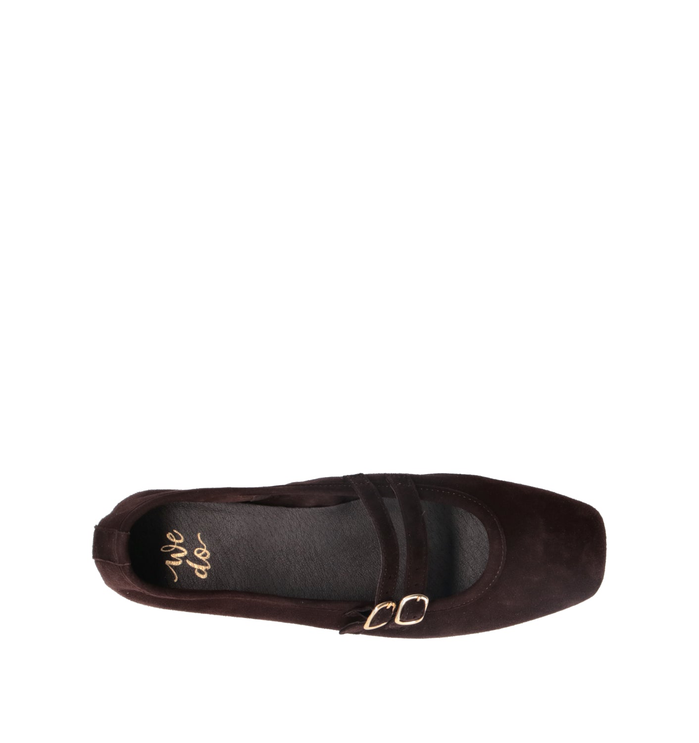 WEDO Ballerina donna marrone in suede