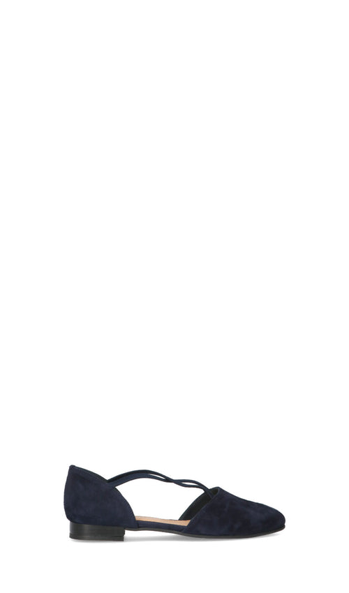 VARIOPINTO Ballerina donna blu in suede