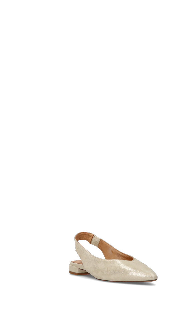 WEDO Slingback donna gialla in pelle