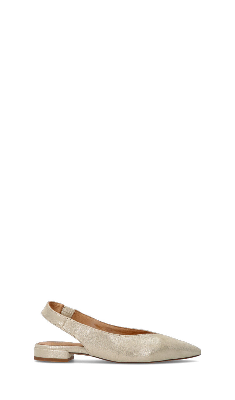 WEDO Slingback donna gialla in pelle