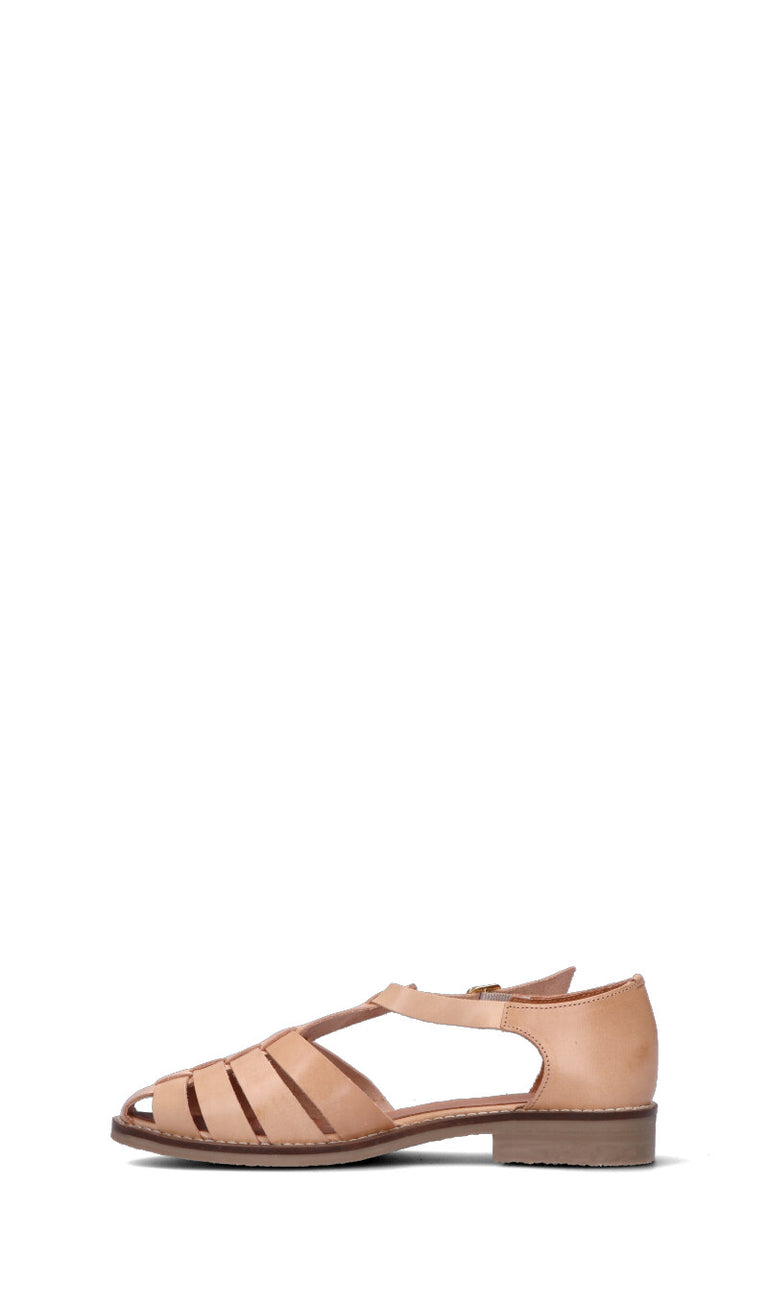 WEDO Sandalo donna beige in pelle