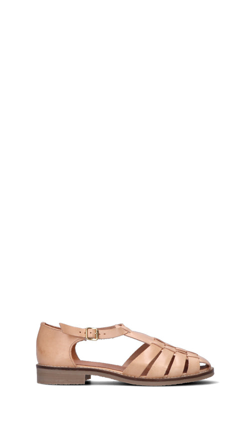 WEDO Sandalo donna beige in pelle