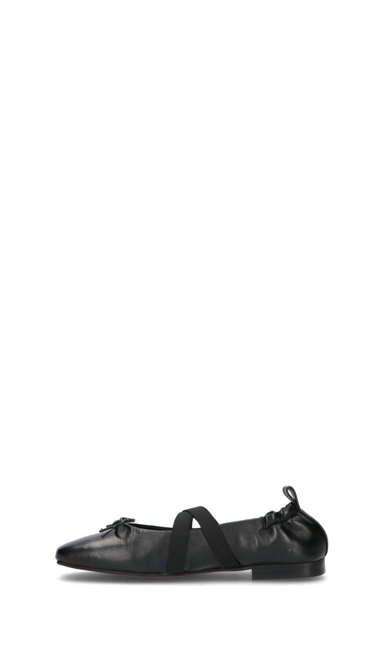 WEDO Ballerina donna nera in pelle