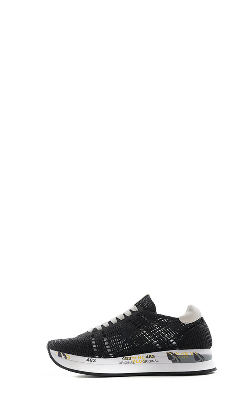 PREMIATA Sneaker donna nera in tessuto