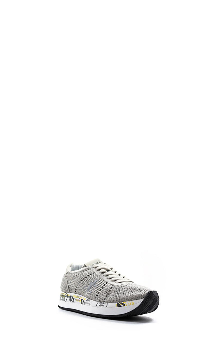 PREMIATA Sneaker donna grigia in tessuto