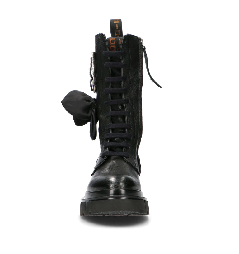 GIO+ Anfibio donna nero in pelle