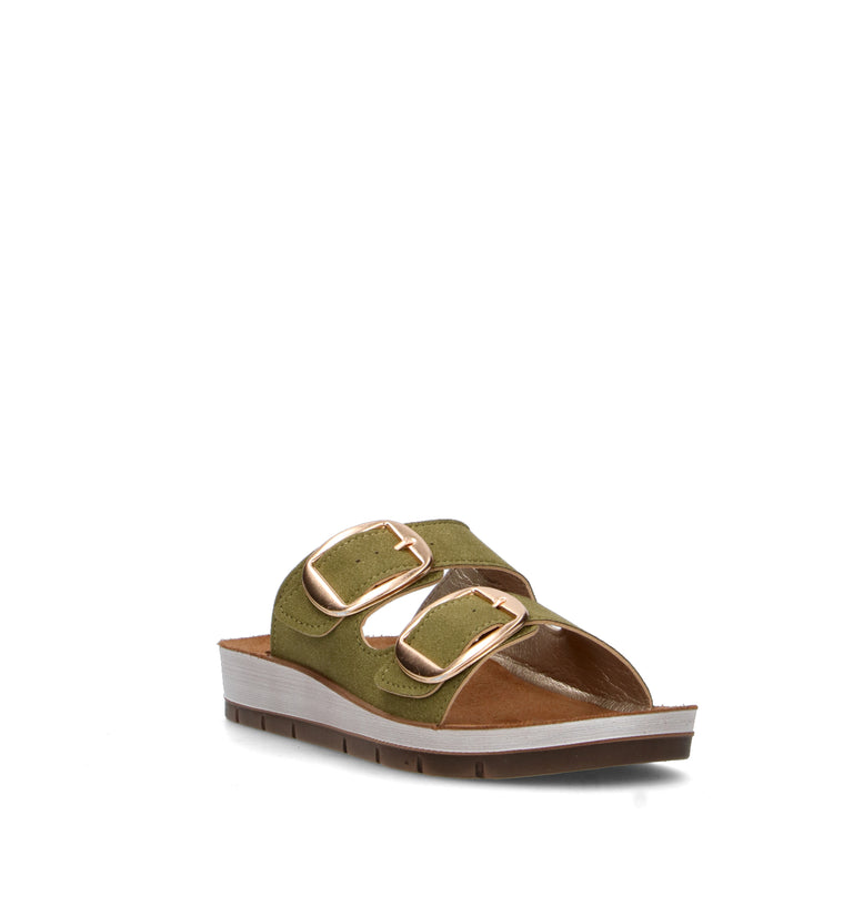 INBLU Ciabatta donna oliva