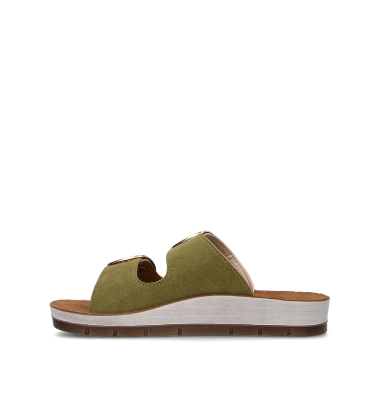 INBLU Ciabatta donna oliva