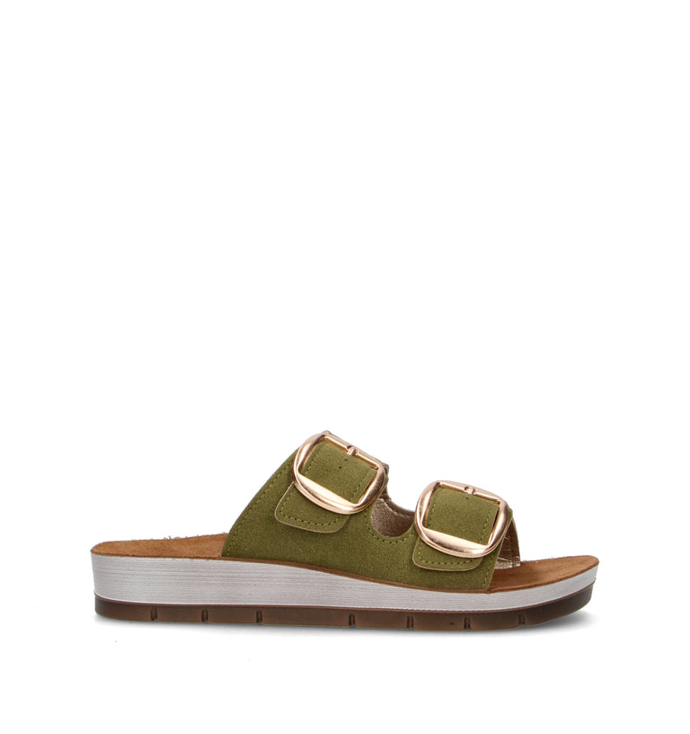 INBLU Ciabatta donna oliva