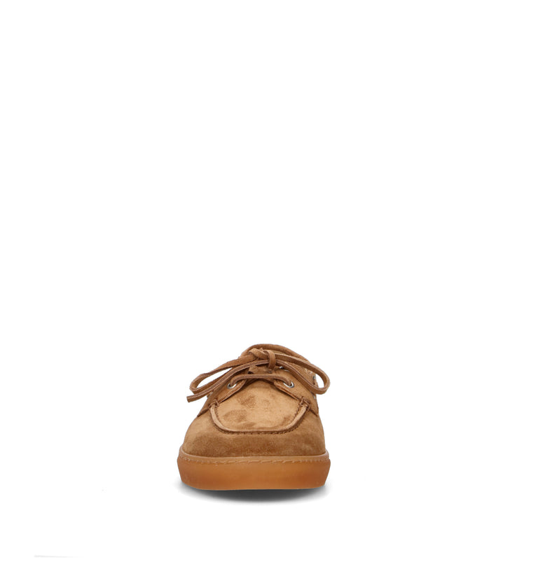 COPENHAGEN Scarpa barca uomo marrone in suede