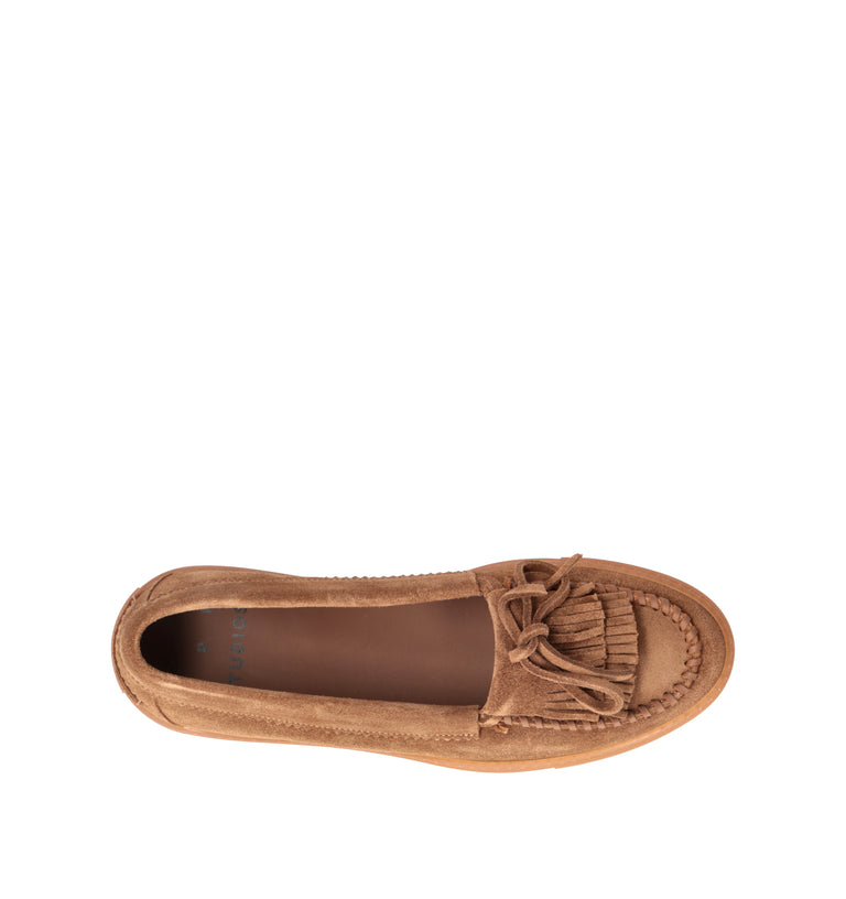 COPENHAGEN Mocassino donna marrone in suede