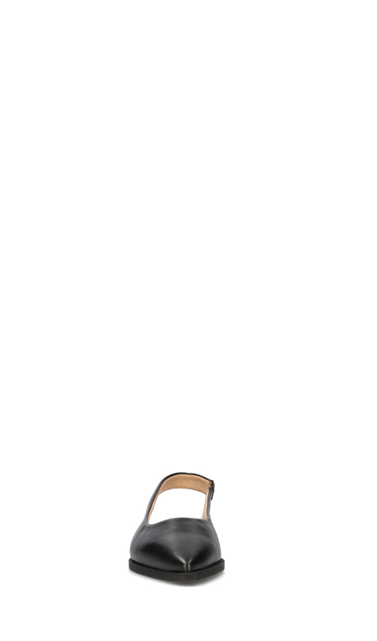 COPENHANGEN Slingback donna nera in pelle