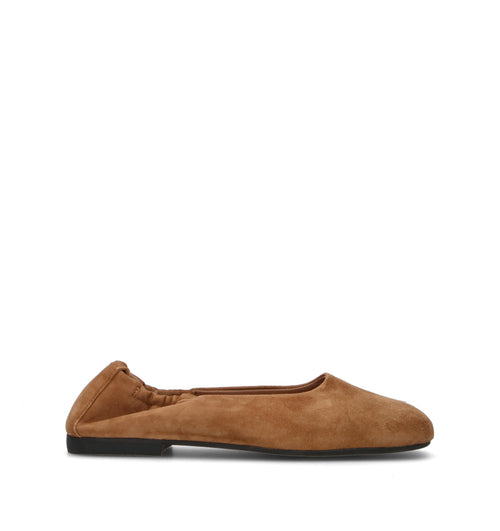 COPENHAGEN Ballerina donna marrone in suede