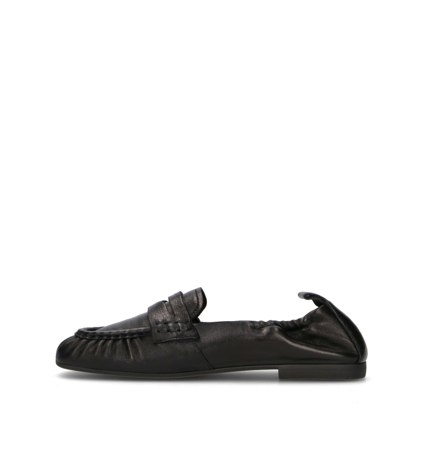 COPENHAGEN Mocassino donna nero in pelle