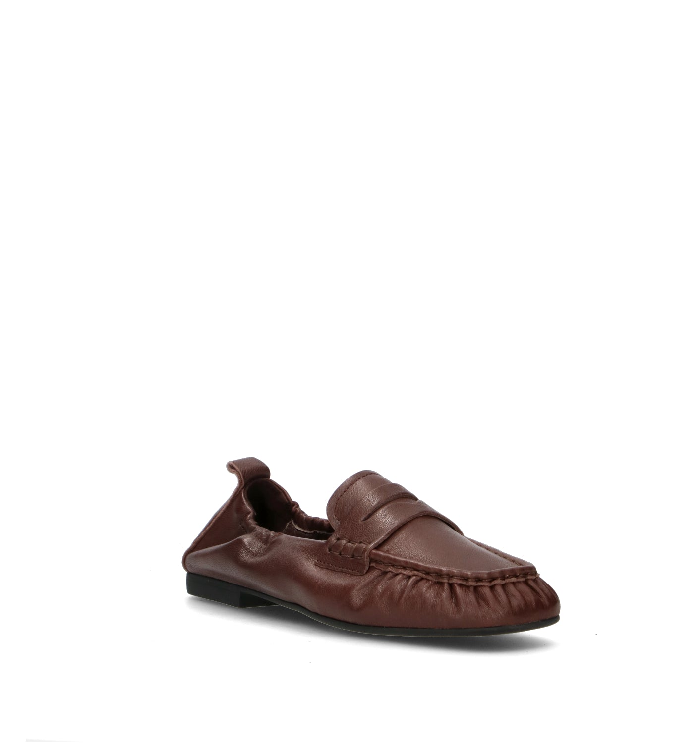 COPENHAGEN Mocassino donna marrone in pelle
