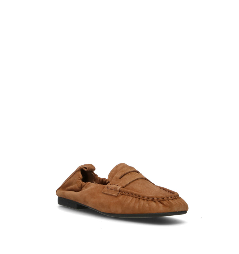 COPENHAGEN Mocassino donna marrone in suede