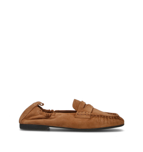 COPENHAGEN Mocassino donna marrone in suede
