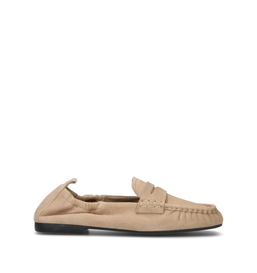 COPENHAGEN Mocassino donna sabbia in suede
