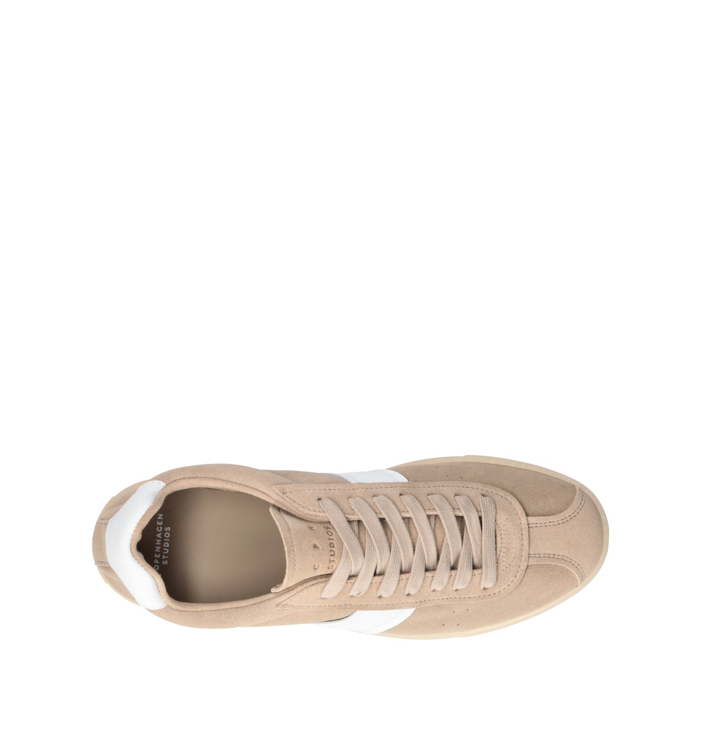 COPENHAGEN Sneaker donna beige in suede