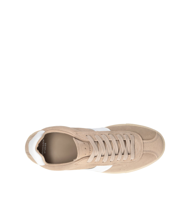 COPENHAGEN Sneaker donna beige in suede