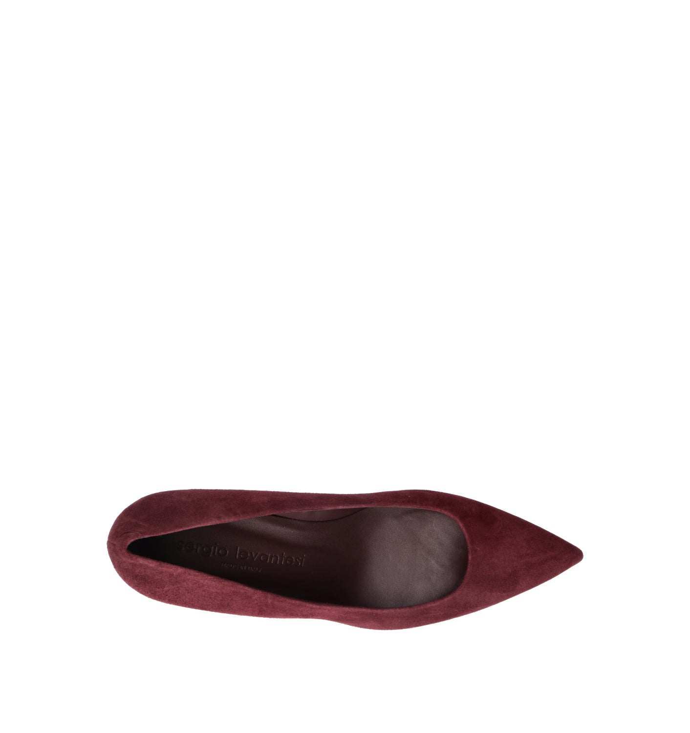 SERGIO LEVANTESI Décolleté donna bordeaux in suede