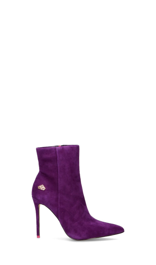 FORNARINA Tronchetto donna viola in suede