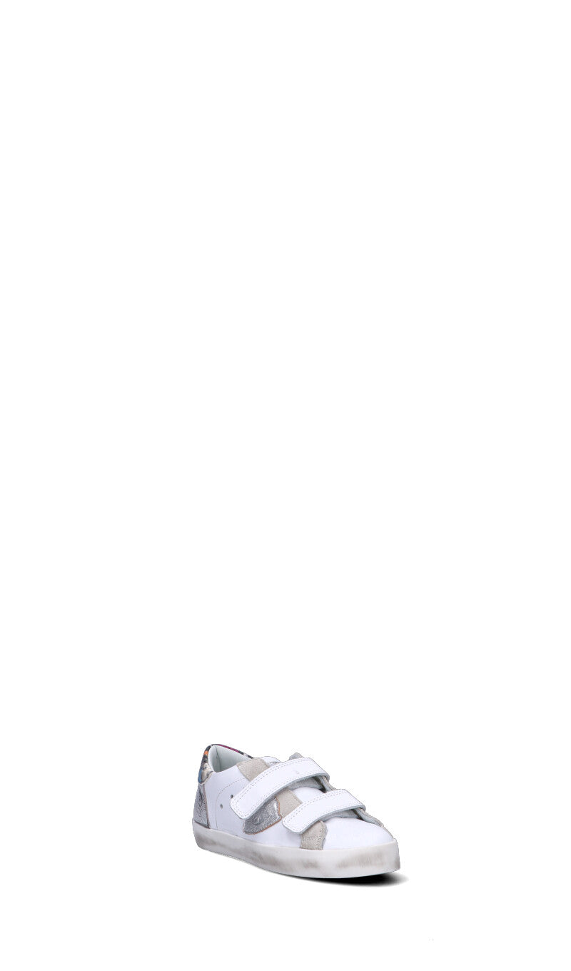 PHILIPPE MODEL Sneaker bimbo bianca in pelle