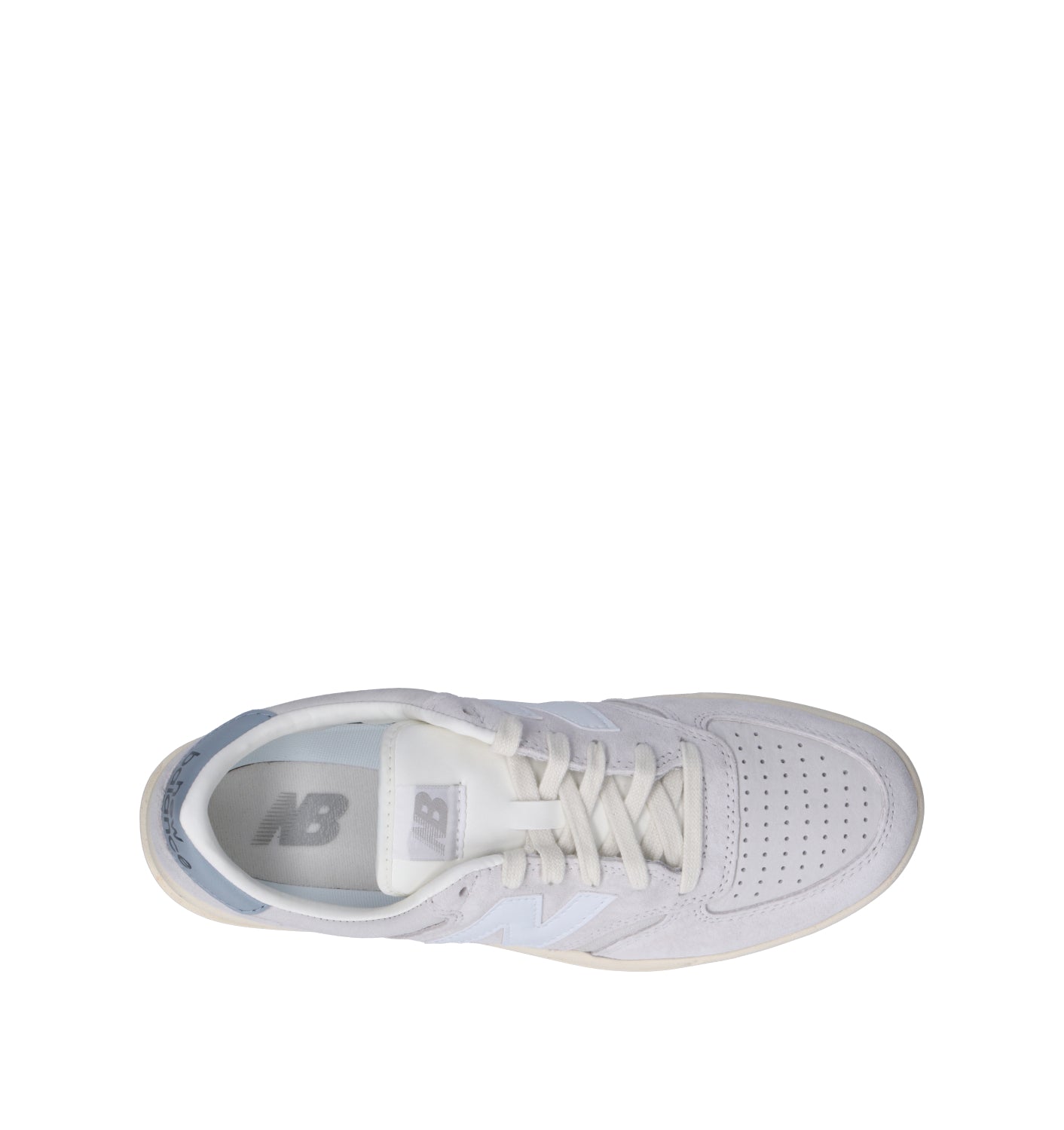 NEW BALANCE T500 Sneaker uomo bianca in suede