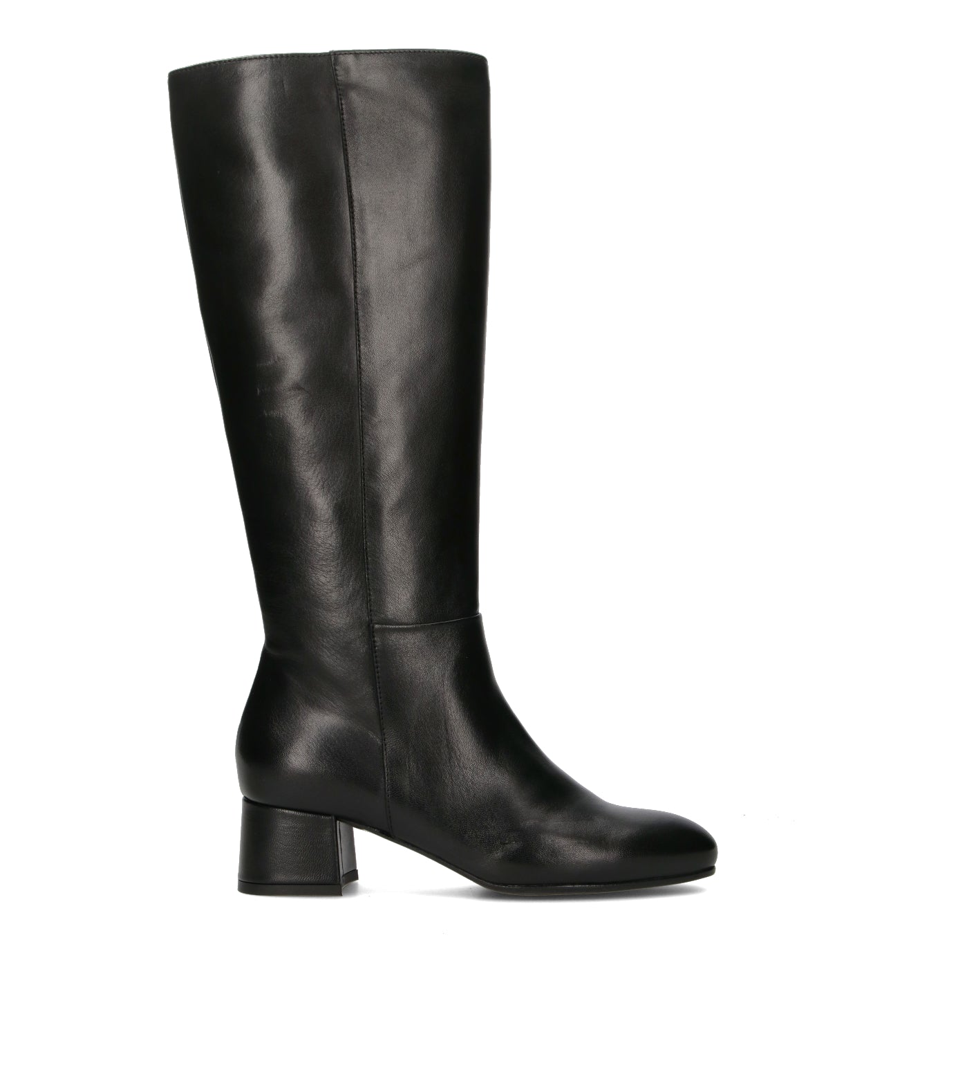 CINZIA VALLE Stivale donna nero in pelle