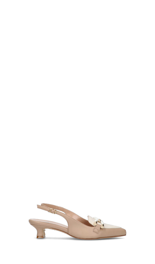 CINZIA VALLE Slingback donna tamarindo in pelle